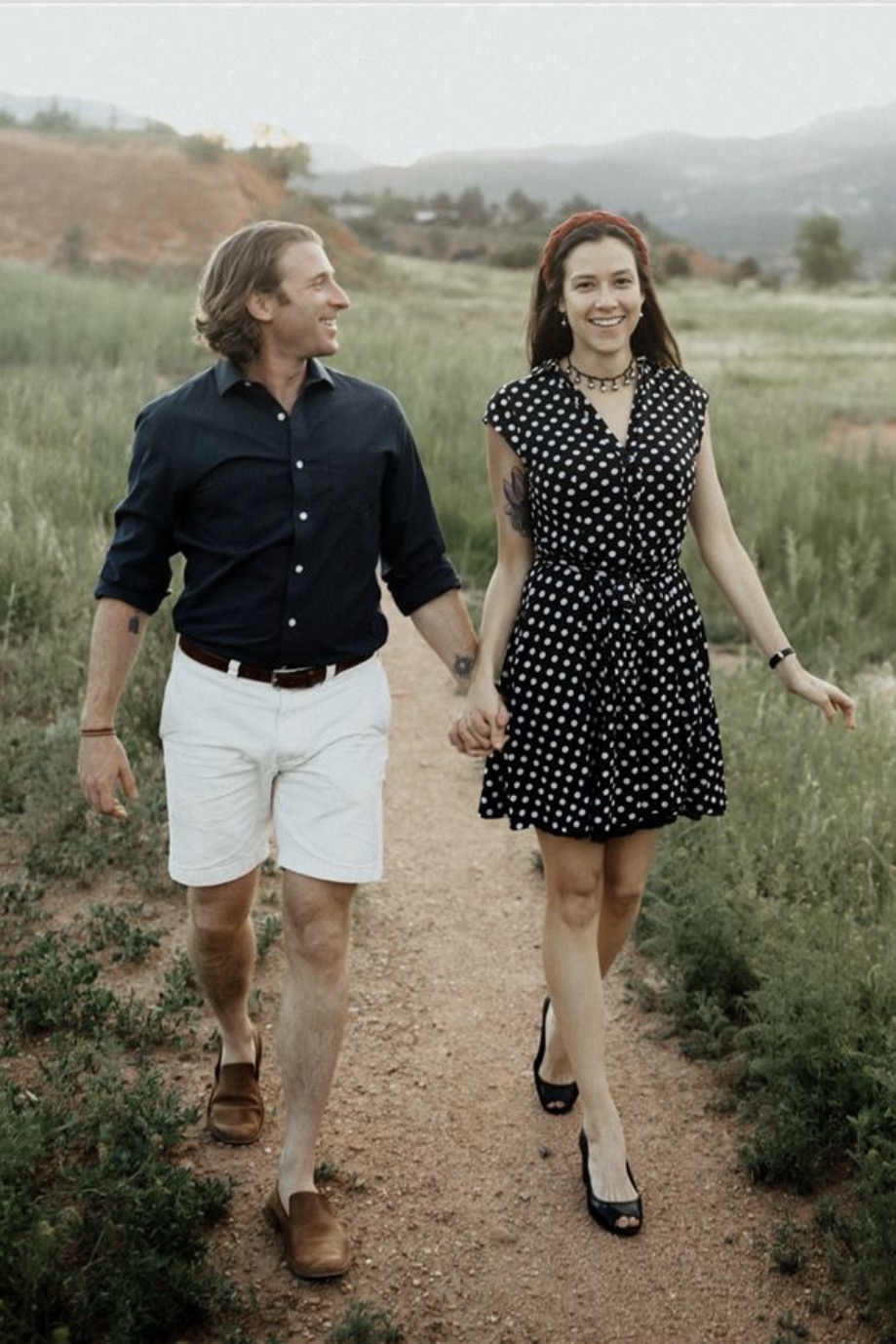 Michael Mattes and Kirstina Garcia together outdoors.